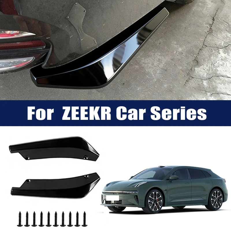 

Front Rear Bumper Lip Splitter Diffuser Protector Carbon Fiber Winglets Side Skirt For ZEEKR 001 007 009 X 7X 8X 9X MIX