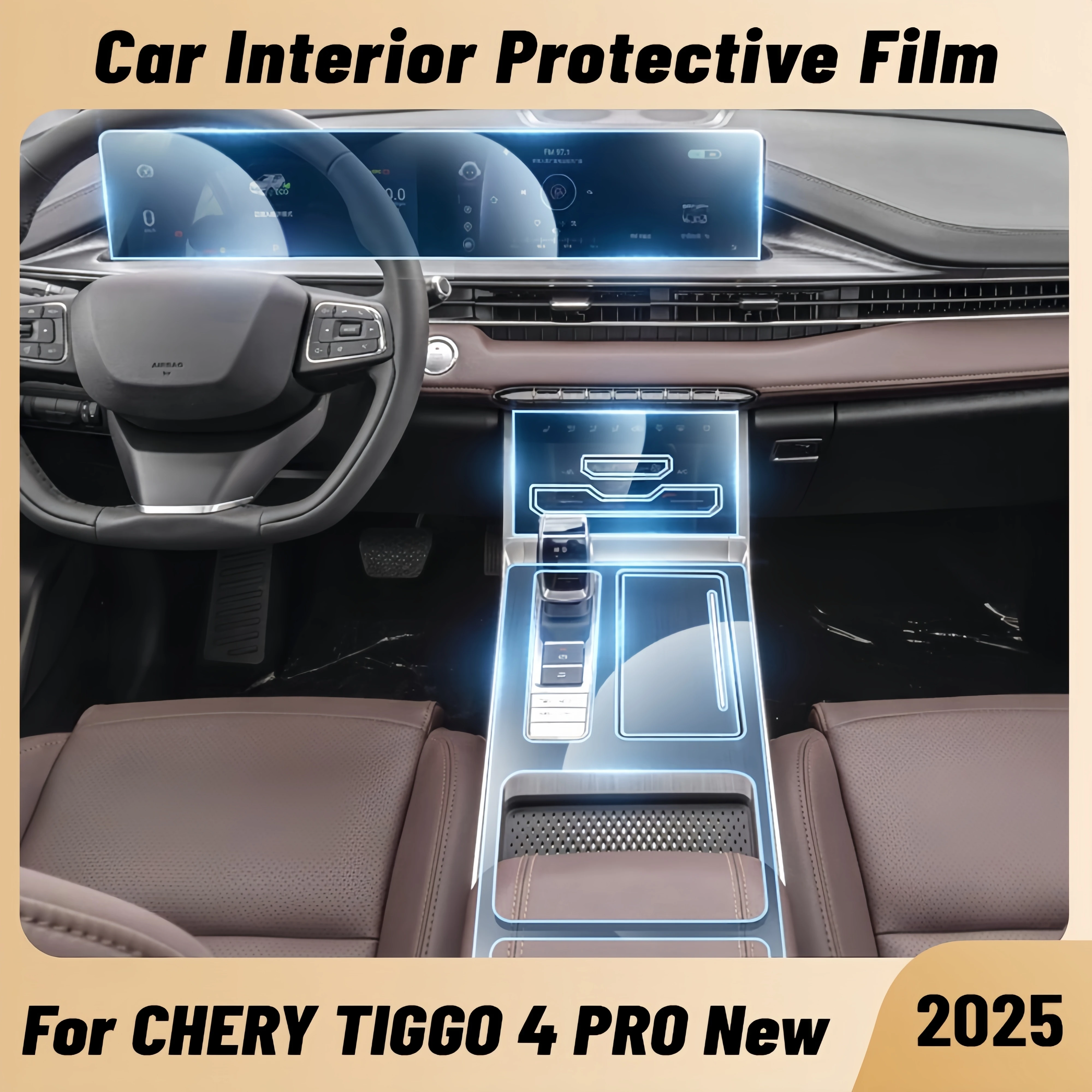 pelicula-protetora-tpu-anti-riscos-para-painel-central-multimidia-e-navegacao-interna-automotiva-para-chery-tiggo-4-pro-2025-adesivo