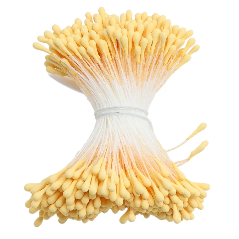 400pcs 2mm Moulti Options Artificial Flower stamen Mini Pearl Floral pistil For Wedding Party Home Decoration DIY Accessories