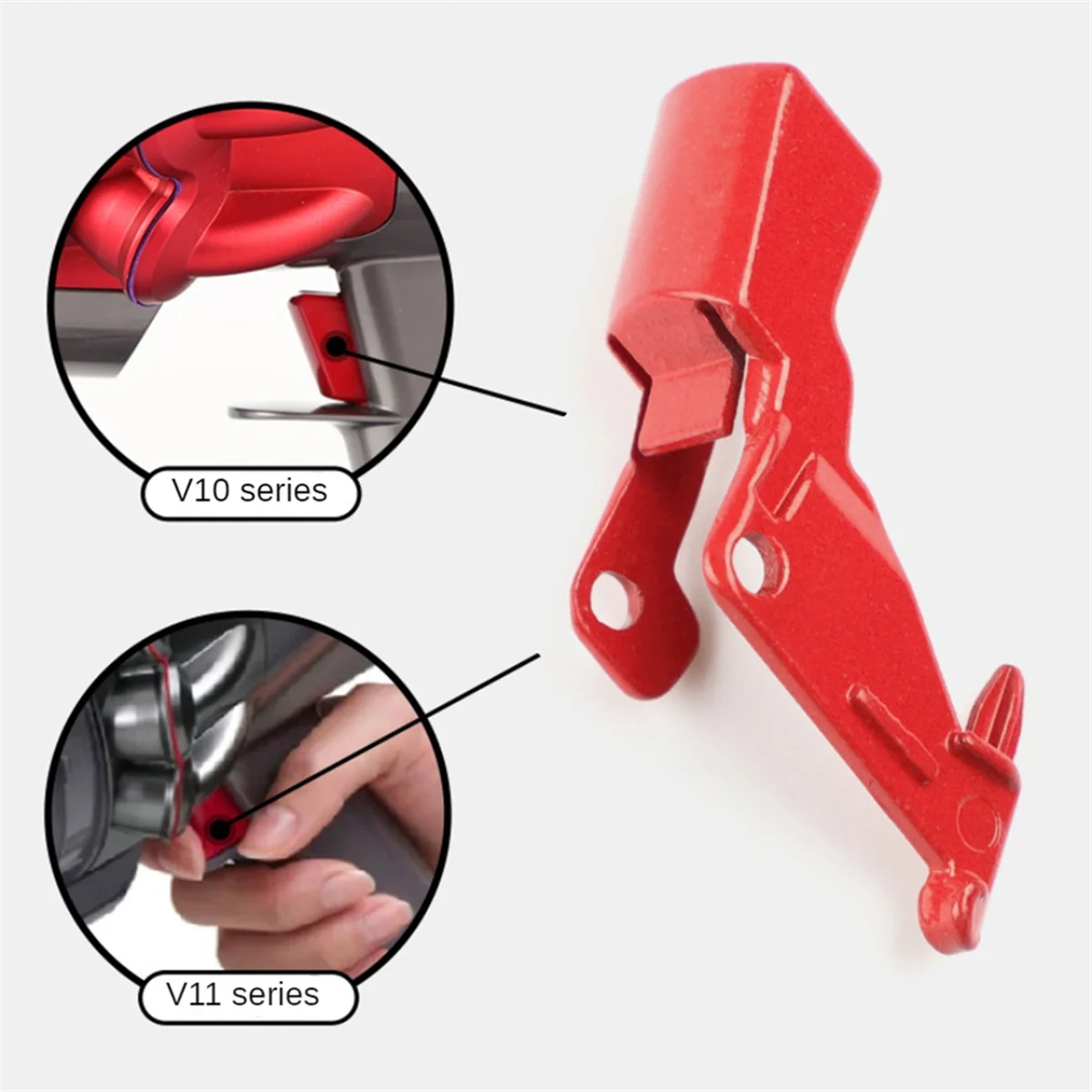 زر تبديل الزناد المعدني لمكنسة Dyson الكهربائية ، ملحقات إصلاح مع قفل الزناد ، V11 ، V10 ، V15 ، SV12 ، SV14