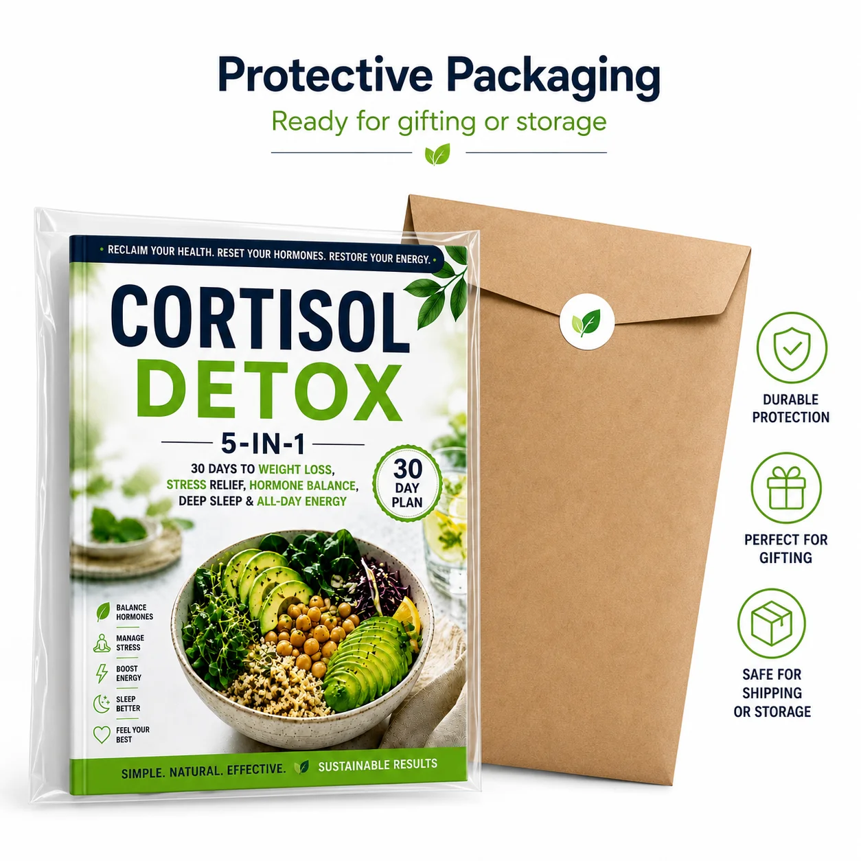 Cortisol Detox 5-in-1 30 Day G - Renewable Energy Books 评论和价格