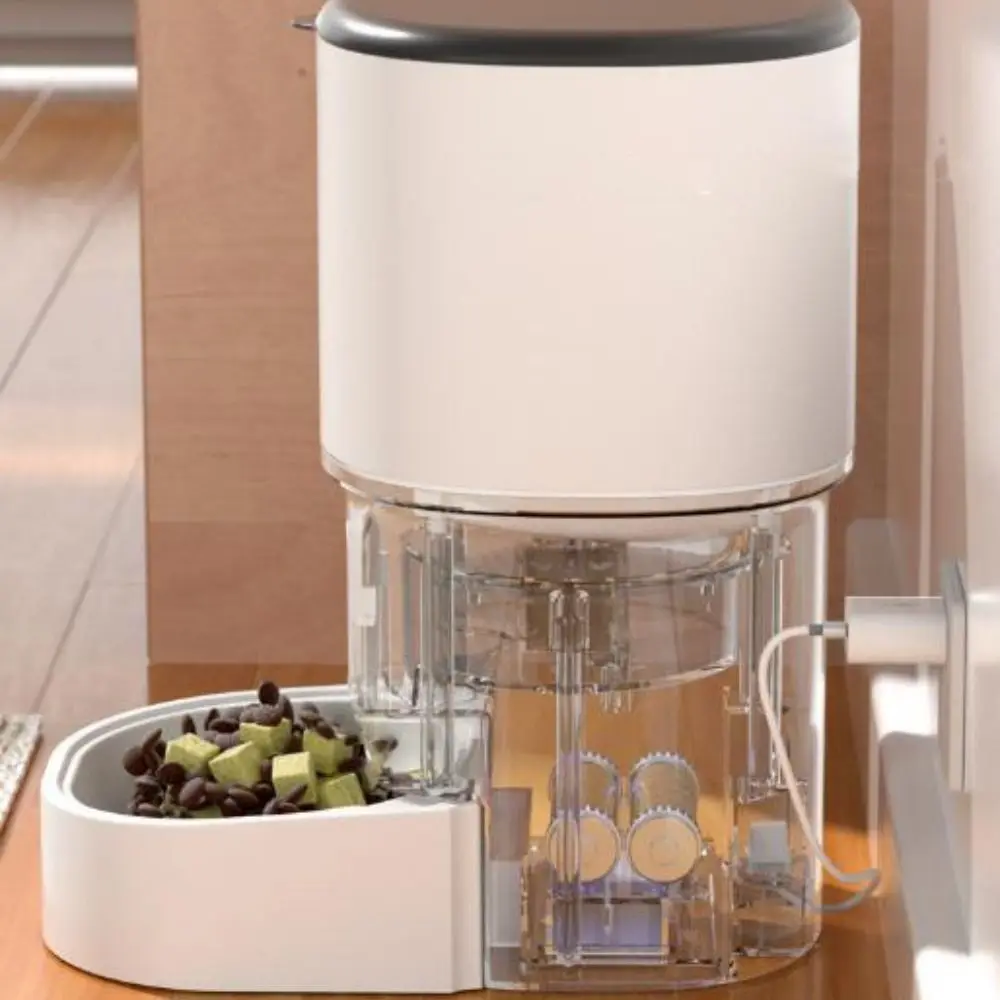 

Новая интеллектуальная автоматическая кормушка для домашних животных 4 л, 2 стиля, Wi-Fi, машина для кормления кошек, машина для кормления белых кошек и собак