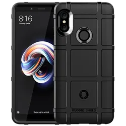 Rubber Case for Xaomi Redmi Note 5 Pro 5pro 6 Shield Shockproof Phone Cover for redmi note5 6 pro Anti-Slip Grid Silicone Cases