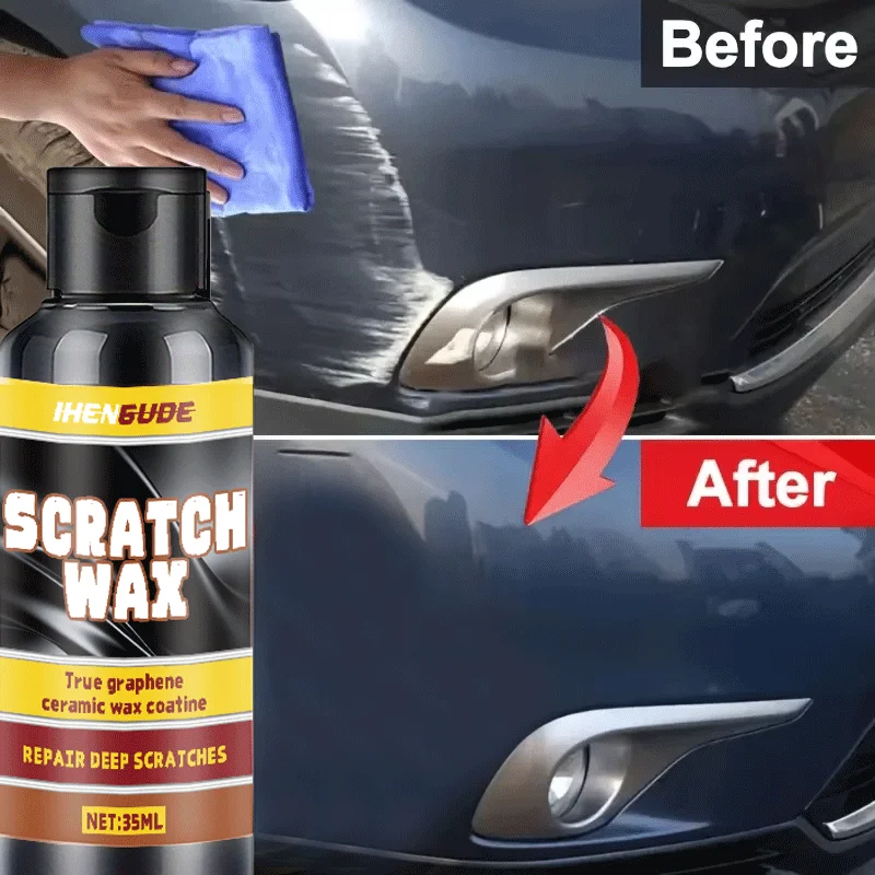 35ml Car Scratch Repair Wax True Graphene Ceramic Coating Paint Scratch Remover Swirl Marks Polishing Paste
