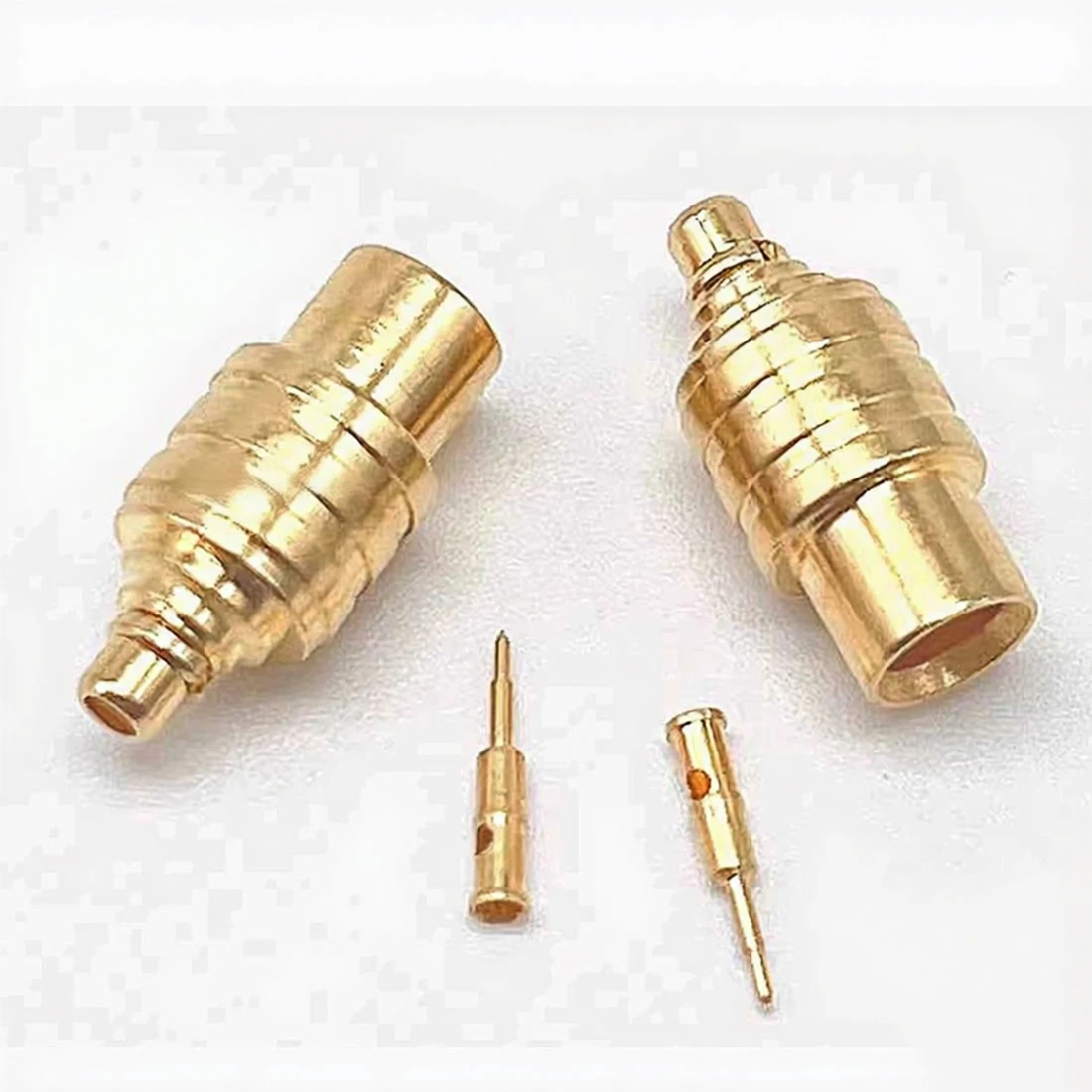 1PC New MMCX  Male Plug RF Coax Connector Solder For Semi-Rigid Cable RG402.141