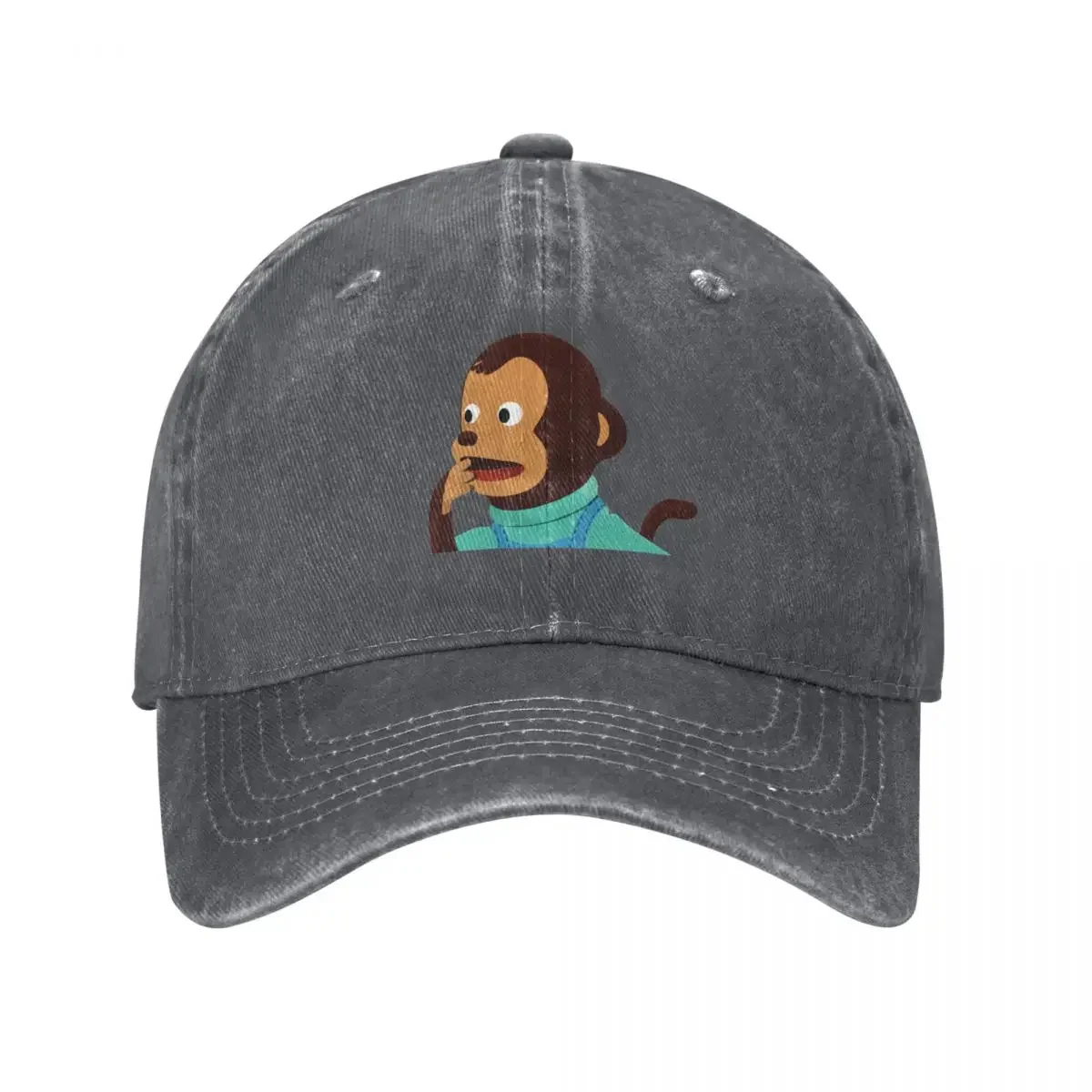 Pedro aka Kento Surprised / Shocked Monkey Meme Illustration Baseball Cap Fashion Beach Golf Hat Man Hats Woman Men's