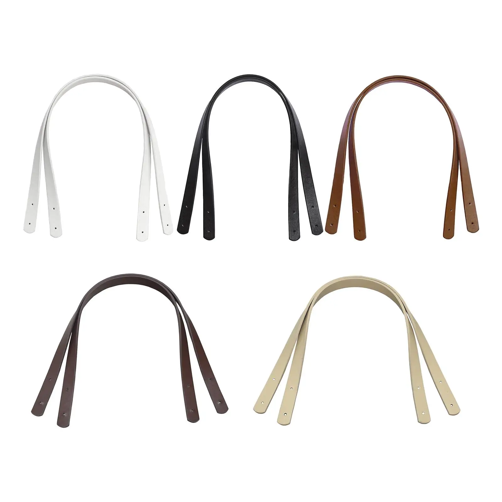 2x محفظة جلدية حزام مقبض حقيبة الكتف حقيبة يد الملحقات استبدال 60 سنتيمتر #3