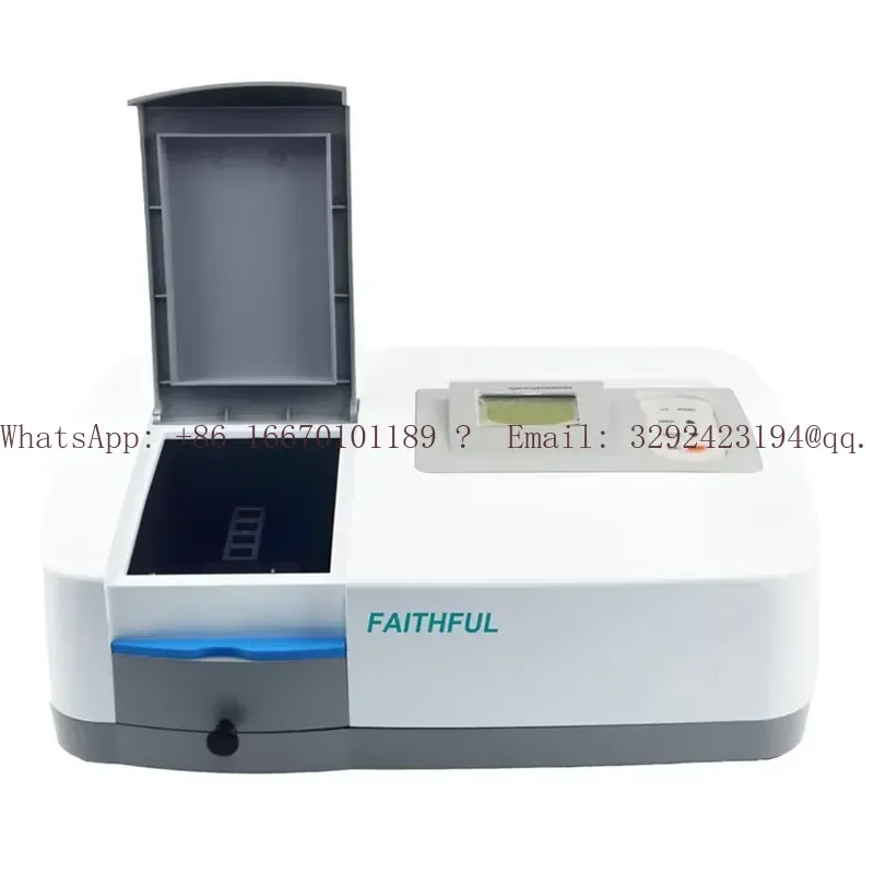 Laboratory Vis Spectrophotometer LCD Display Single Beam 325-1000nm