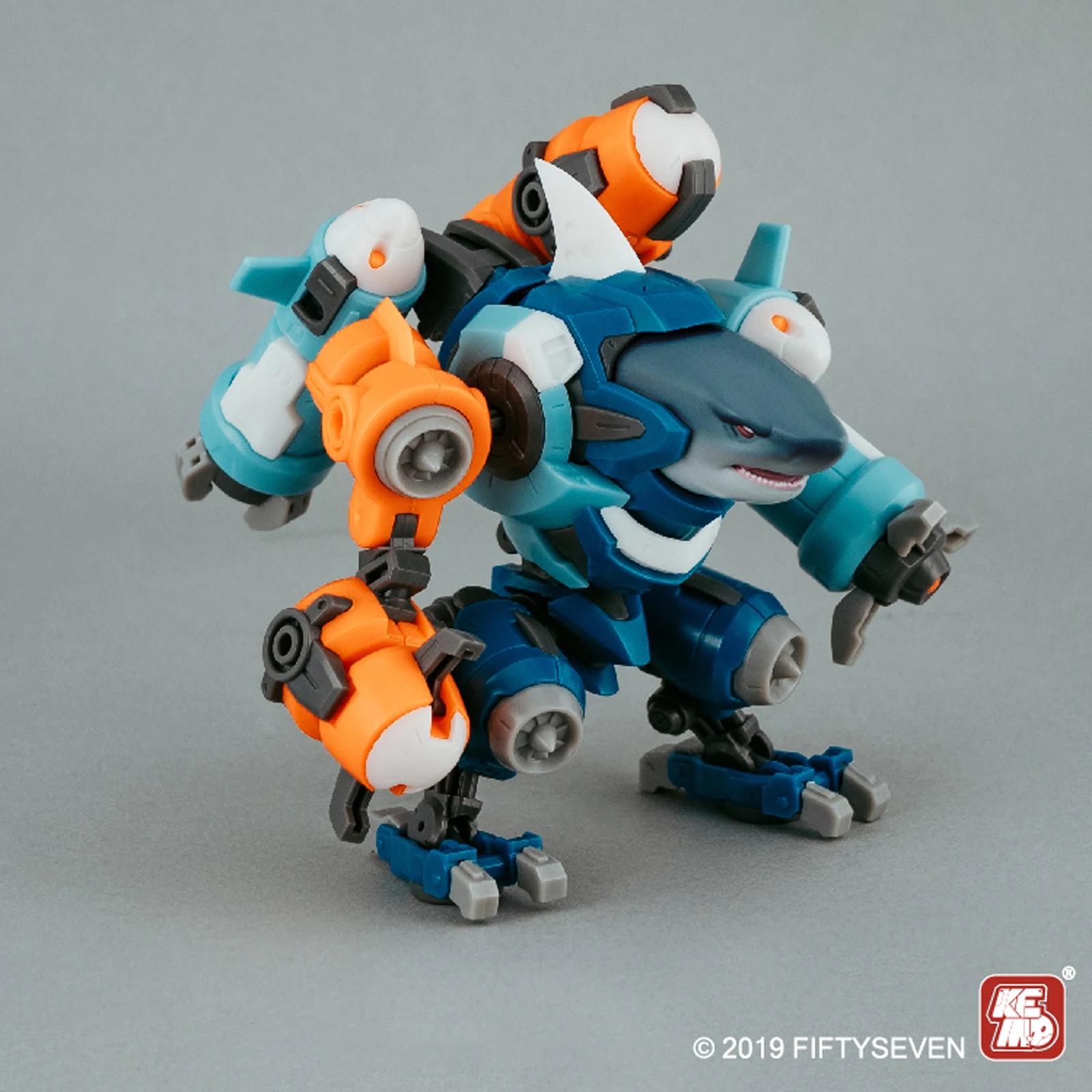 Moqi KEMO NO.57 Hunter Squad 1/24 Shark Mecha أطقم منمذجة - تصميم صيني أصلي