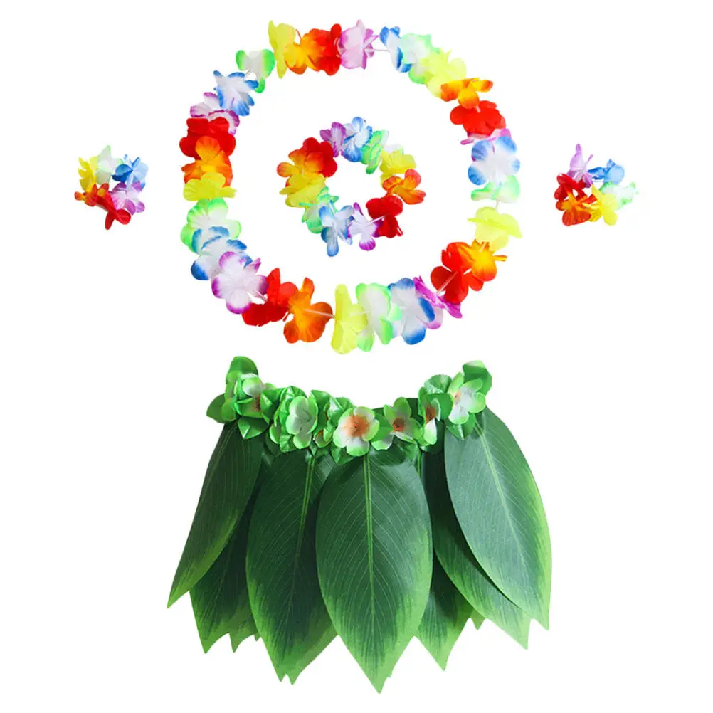 conjunto-de-saia-hula-com-5-pecas-tamanho-adulto-xl-100-160cm-de-cintura-saia-de-tecido-verde-com-folhas-pulseiras-colar-e-tiara-para-festa-luau