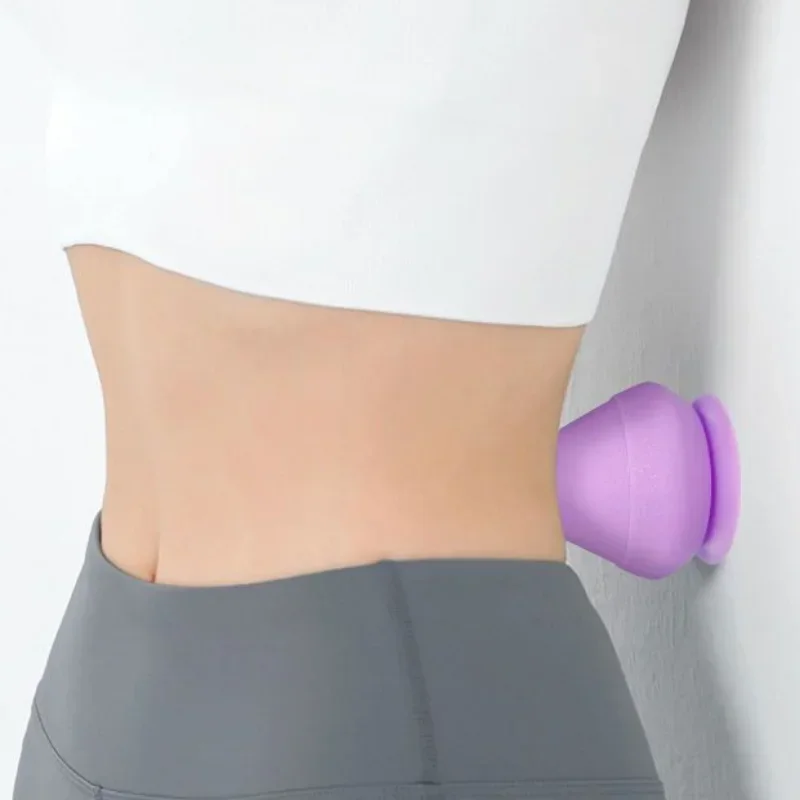 벽걸이 근막 콘 다기능 흡입 컵 벽 마사지기, 등 근육 이완, 팔 발 마사지 트리거 포인트, 1 개 