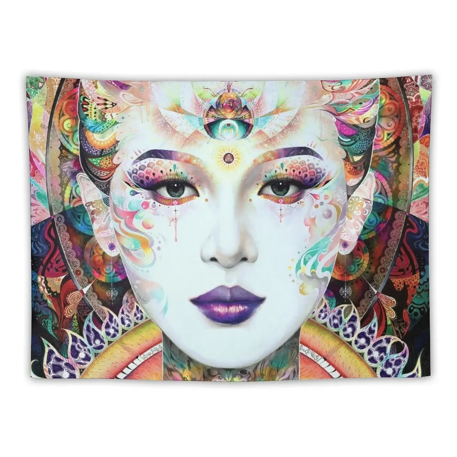 Guan Yin Tapestry Decorative Paintings Home Decor Aesthetic Decorative Wall Outdoor Decoration Tapestry