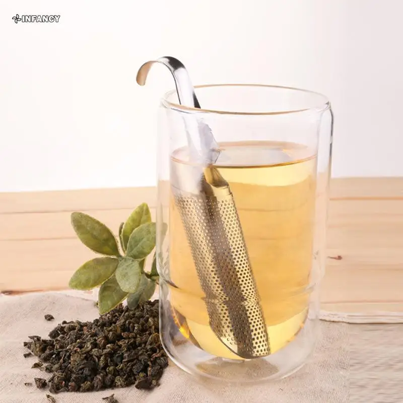 Tea Strainer Amazing Stainless Steel Tea Infuser Pipe Design Touch Feel Good Holder Tool Tea Spoon Infuser Filter