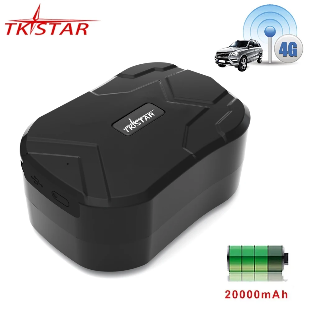 

TKSTAR TK905C Car GPS Tracker 4G LTE GPRS Locator 20000mAh Big Battery Strong Magnet Waterproof Real-time Global Tracking Device