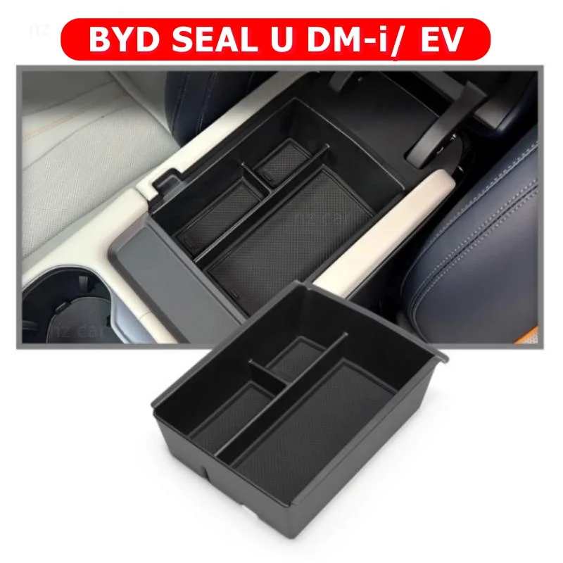 

Armrest Storage Box For BYD Seal U DMi EV Song Plus Champion Edition 2026 2025 2024 Car Interior Accessories