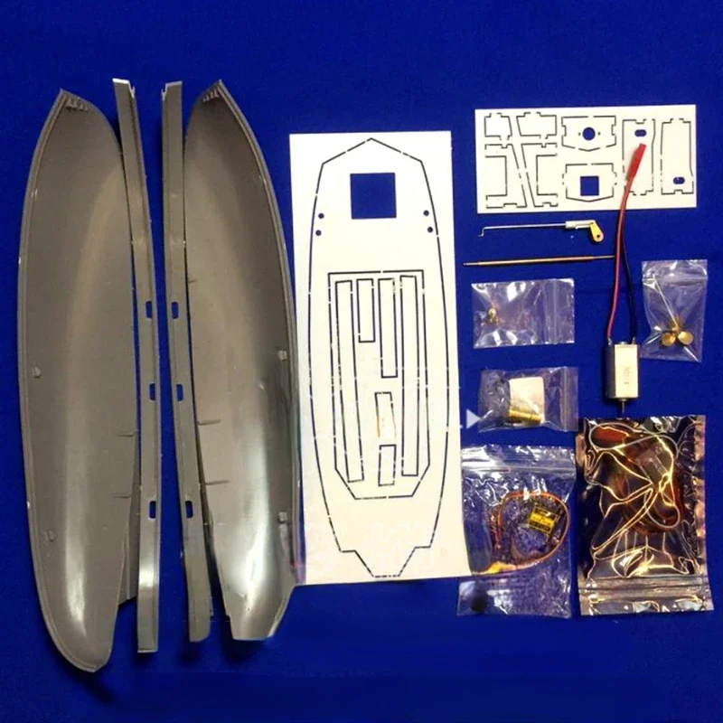 RC قارب نموذج الجمعية عدة 1/65 ثيوودور البسيطة Tug XF-308 الكرتون محاكاة نموذج مع محرك ESC