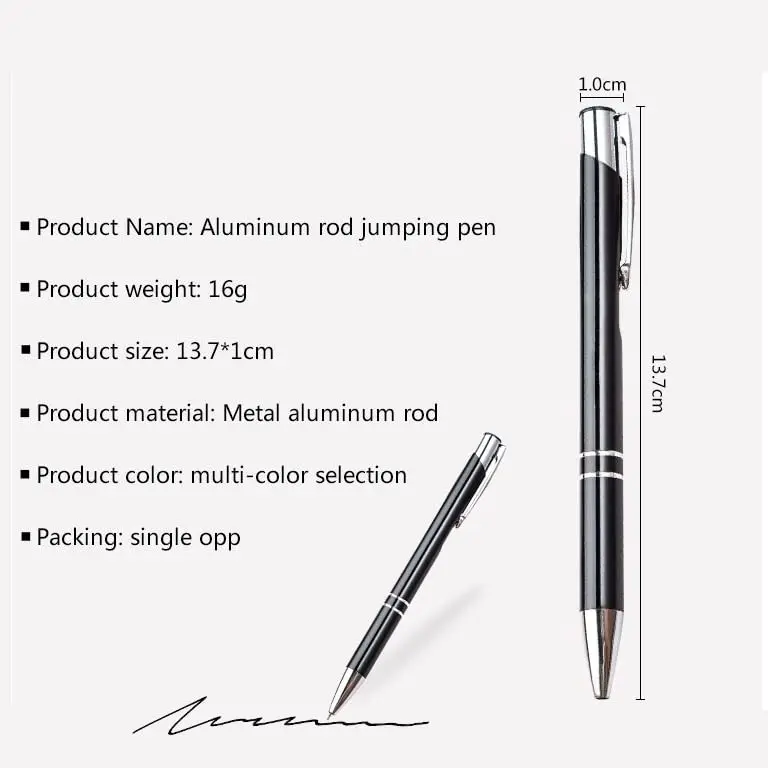 75Pcs Wholesale Light Touch Screen Pens Office School Advertising Pens Business Advertising Gift Pens Light Metal Ballpoint Pens