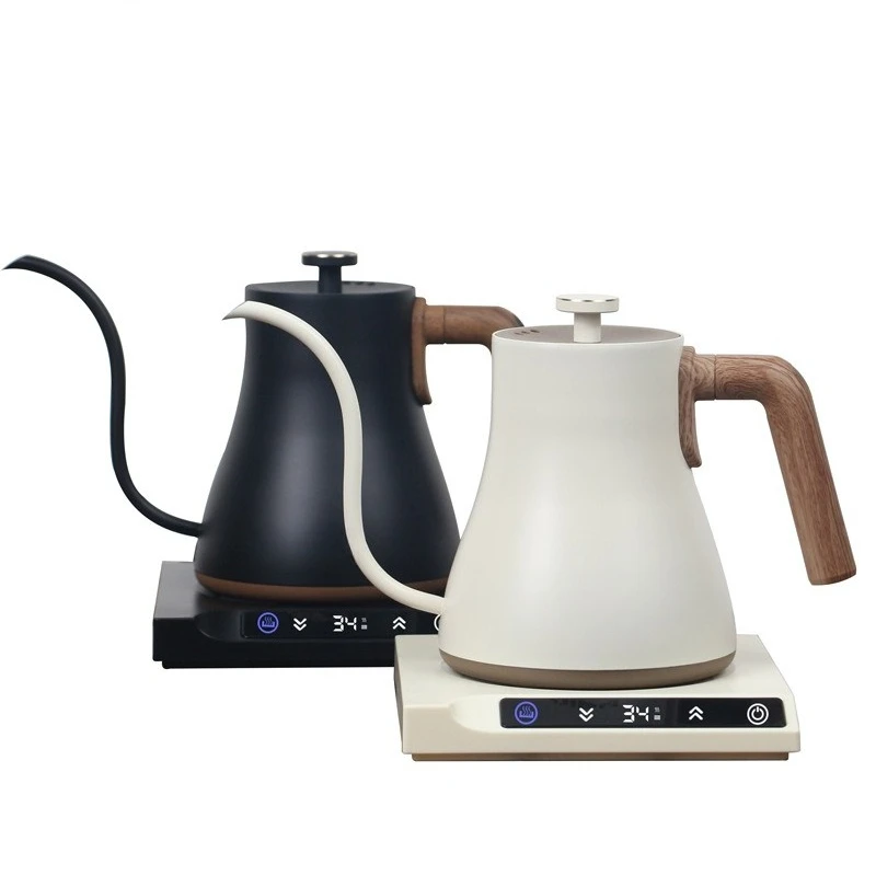 

Temperature-controlled hand-brewed pot smart, constant temperature electric kettle, gooseneck slender mouth