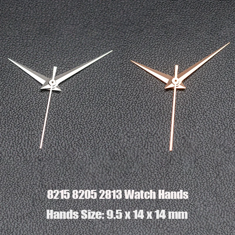 Silver Rose gold 8205 Watch Hands For Watches Fit For Miyota 8215 8205 Movement Mingzhu 2813 Movement Watch Hands Set Parts