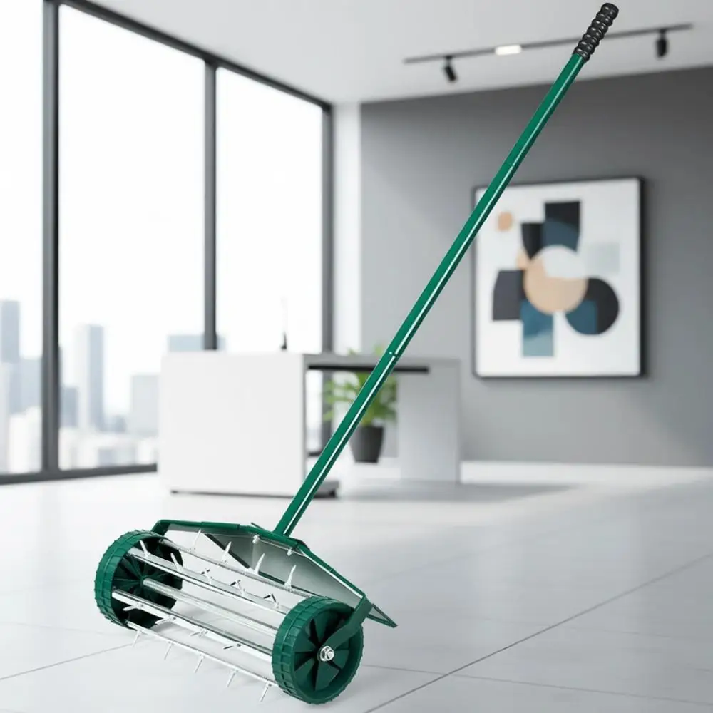 

18-дюймовый ручной аэратор для газона с 41-дюймовой ручкой для интенсивной аэрации газонов