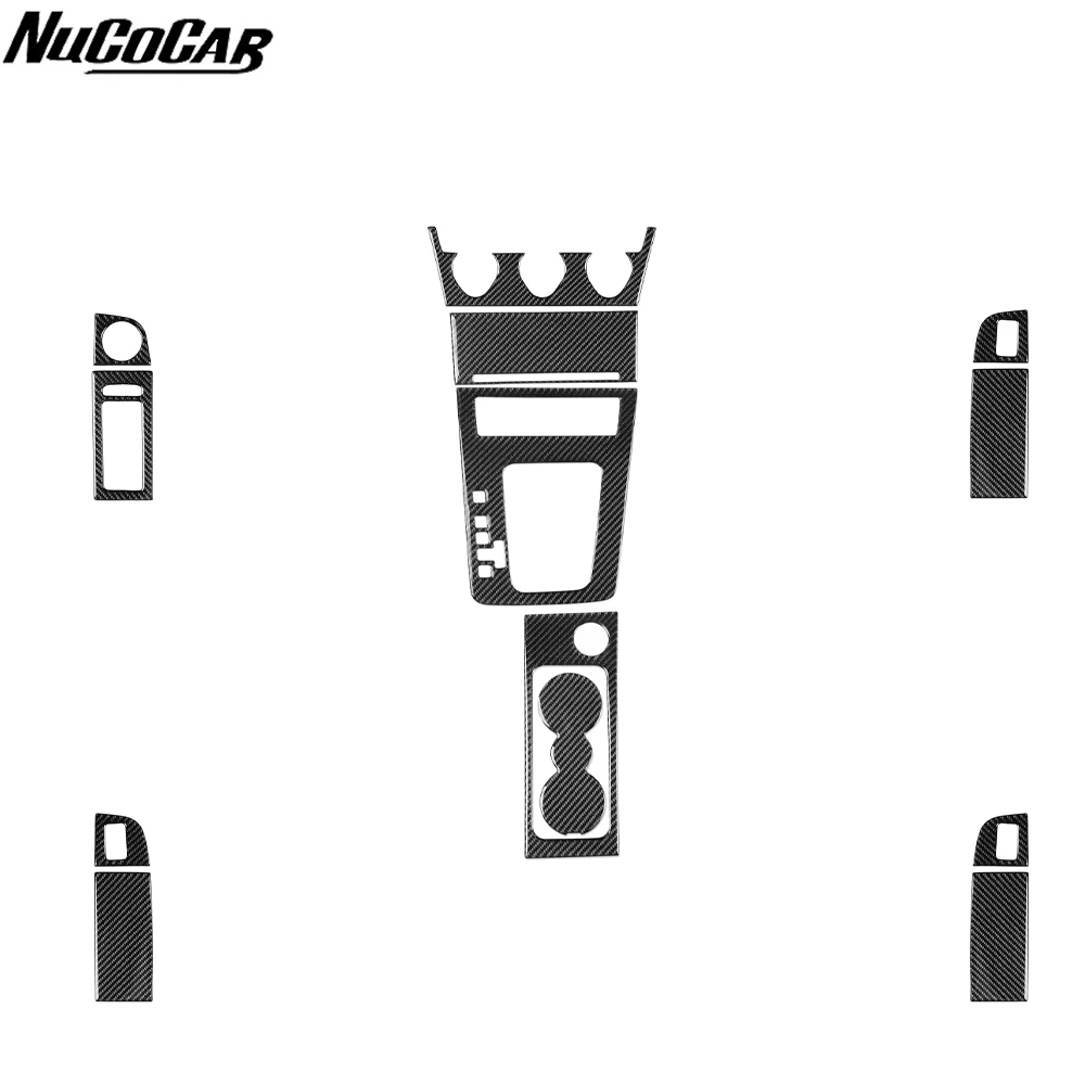 

For Skoda Octavia 2017-2021 Carbon Fiber Central AC Gearshift Storage Door Lift Panel Car Accessories inside Decorative Stickers