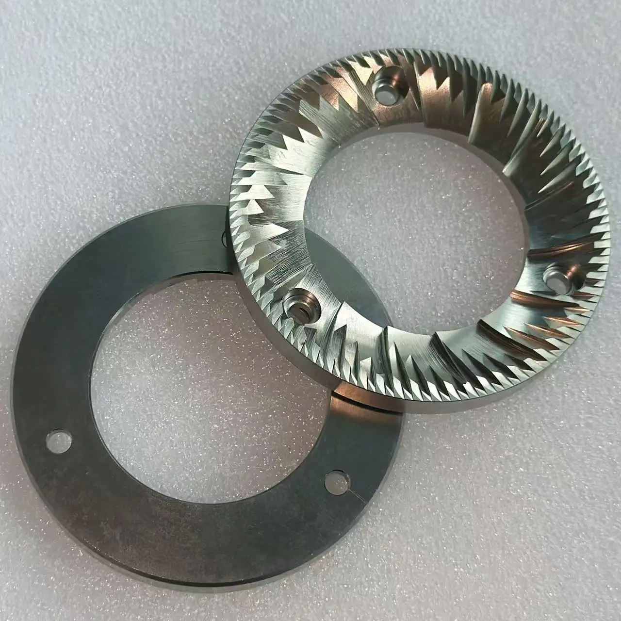 75mm SUS420 Flat Wheel Knife Burr Replacement Set High Capacity Spare Parts For Electric Coffee Grinder 2