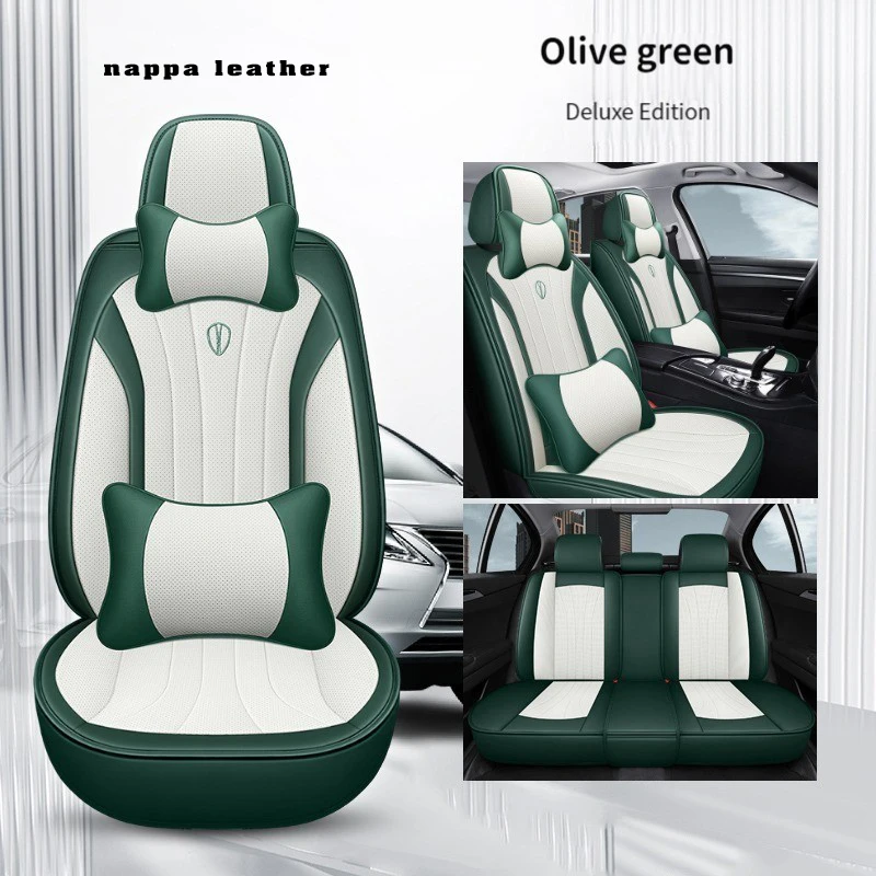 

5 Seat Universal Nappa Leather Car Seat Cover For Renault Sandero Stepway Megane Clio TWINGO KOLEO Duster Talisman Car Protector