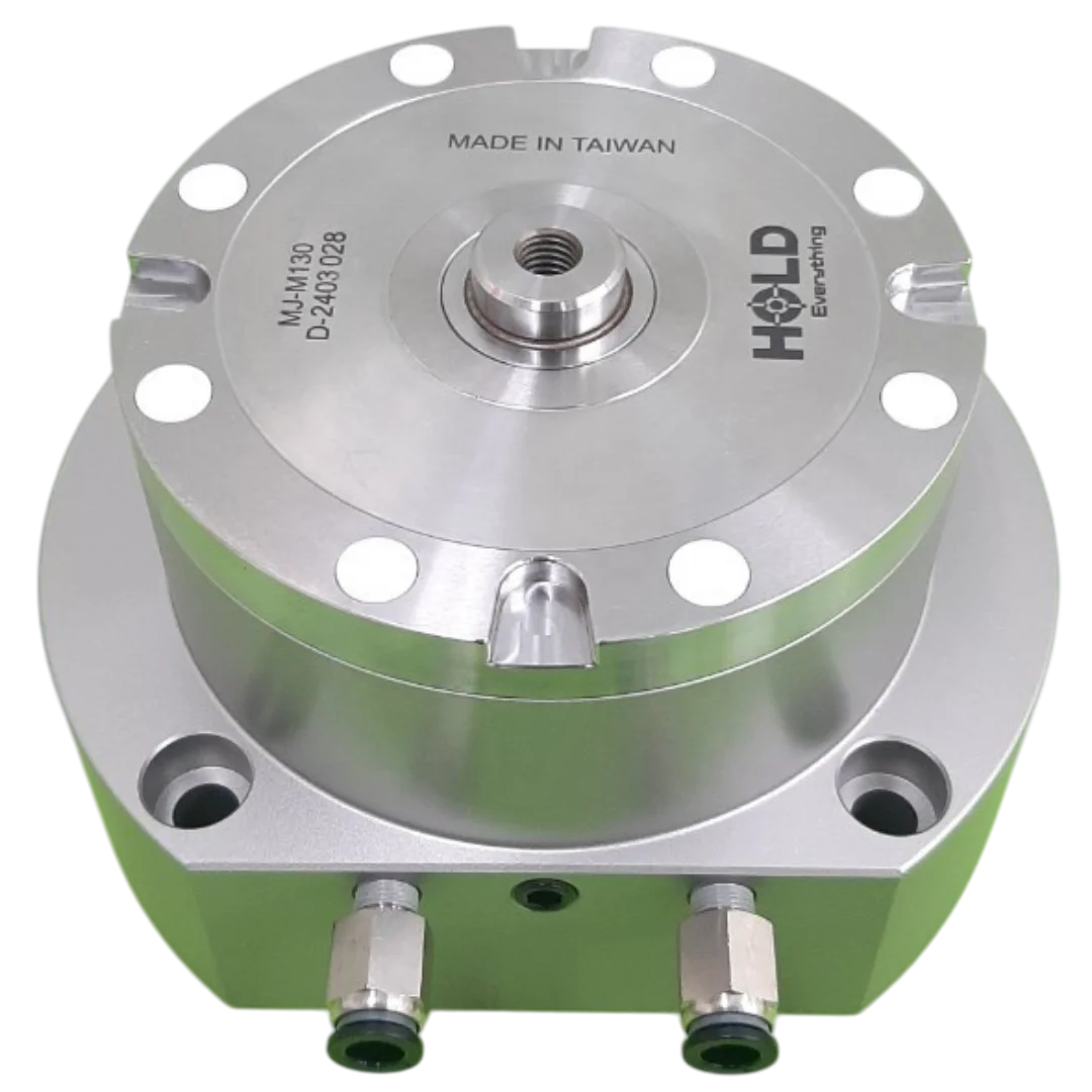 High Quality Zero Point Clamping System Industrial Pneumatic Gripper Manipulator Chuck Cambio Blue Anodised 1 Year Warranty