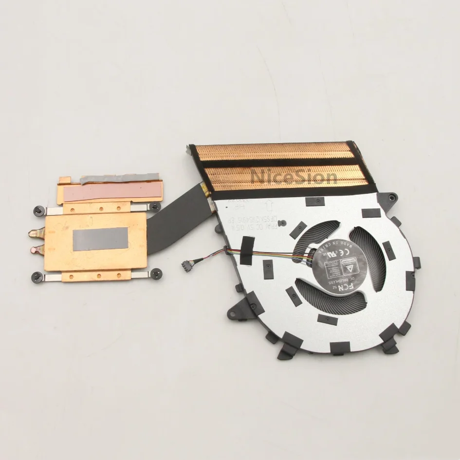 New Original For Laptop Lenovo Yoga 7 14IAL7 CPU Cooling Fan Heatsink Radiator Cooler FRU PN：5H40S20554 5H40S20555