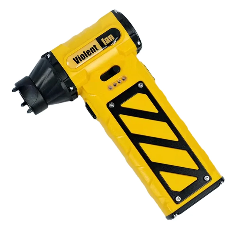 

Мини-вентилятор ABLE, 110000 об/мин, бесщеточный двигатель, мощный воздушный поток, жестокий вентилятор, USB перезаряжаемые инструменты для очистки пыли, желтый