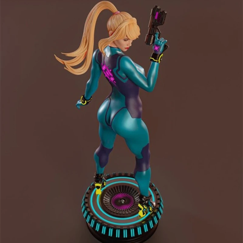 1/24 Resin Figure Model Kit Powerful Future Science Fiction Female Warrior Hobby Miniature Fantasy Diorama Unassembled Unpaint