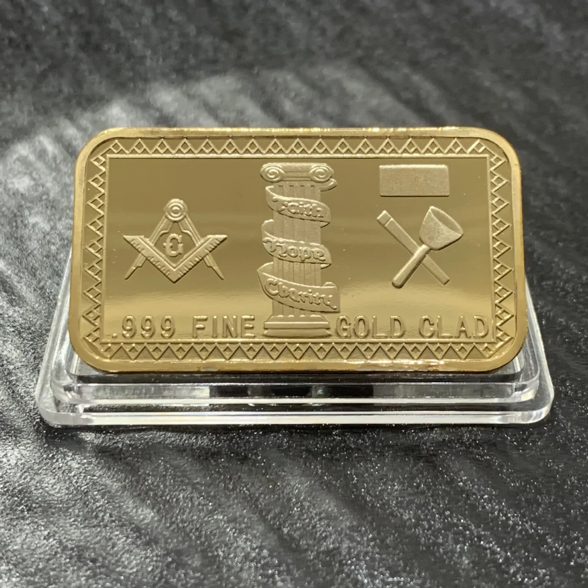 European and American Freemason Commemorative Coins, Brotherhood Collection, Lucky Coins, Commemorative Coins, Square Coins