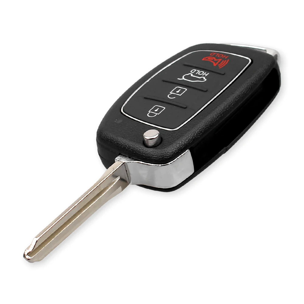 KEYYOU 4 pulsanti Filp Remote Car Key Shell Fob Case per Hyundai Mistra HB20 SANTA FE IX35 IX45 Accent I40 Solaris