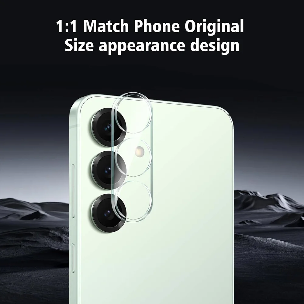 3 pçs câmera 3d vidro temperado para samsung galaxy s25 fe lente da câmera filme de vidro samsun s25fe s 25fe 6.7 ''5g caso amigável