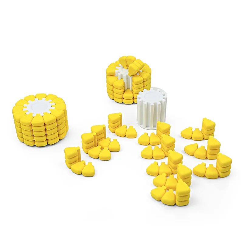 New 3D Corn Jigsaw Puzzle 3D Printed Corn Puzzle Brain Teaser Toy for Adults Kids Stress Relief Desktop Decoration