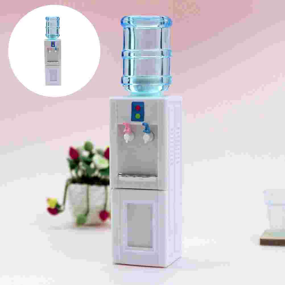 Cute Water Dispenser Mini Model Decor Tiny House Small Tool Adornment Abs Ornament