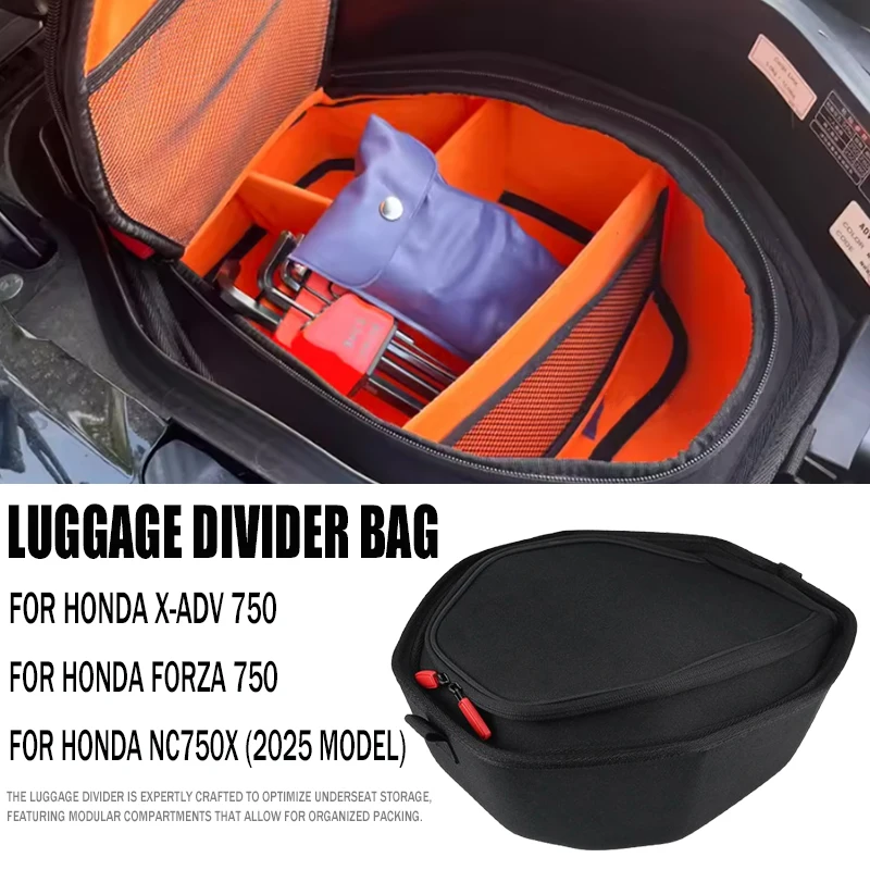 

For HONDA X-ADV XADV 750 Forza 750 NC750X NC 750 X NC 750X 2025 Motorcycle Accessories Luggage Divider Luggage Box Storage Bag