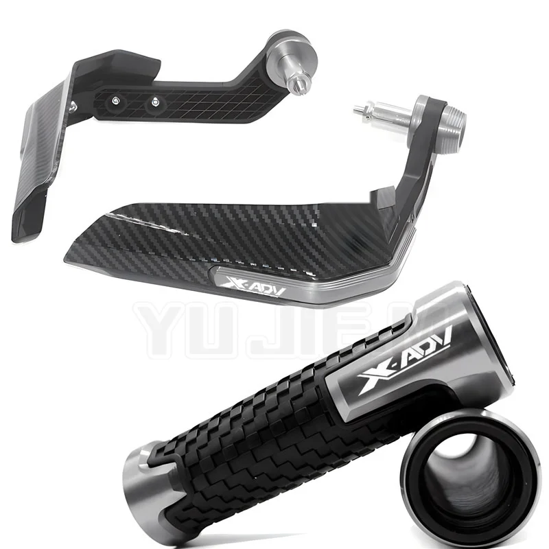 For XADV X-ADV XADV750 XADV 750 X-ADV750 Carbon Fiber Motorcycle Windshield Handguard, Anti Slip Grip,Motorcycle Accessories