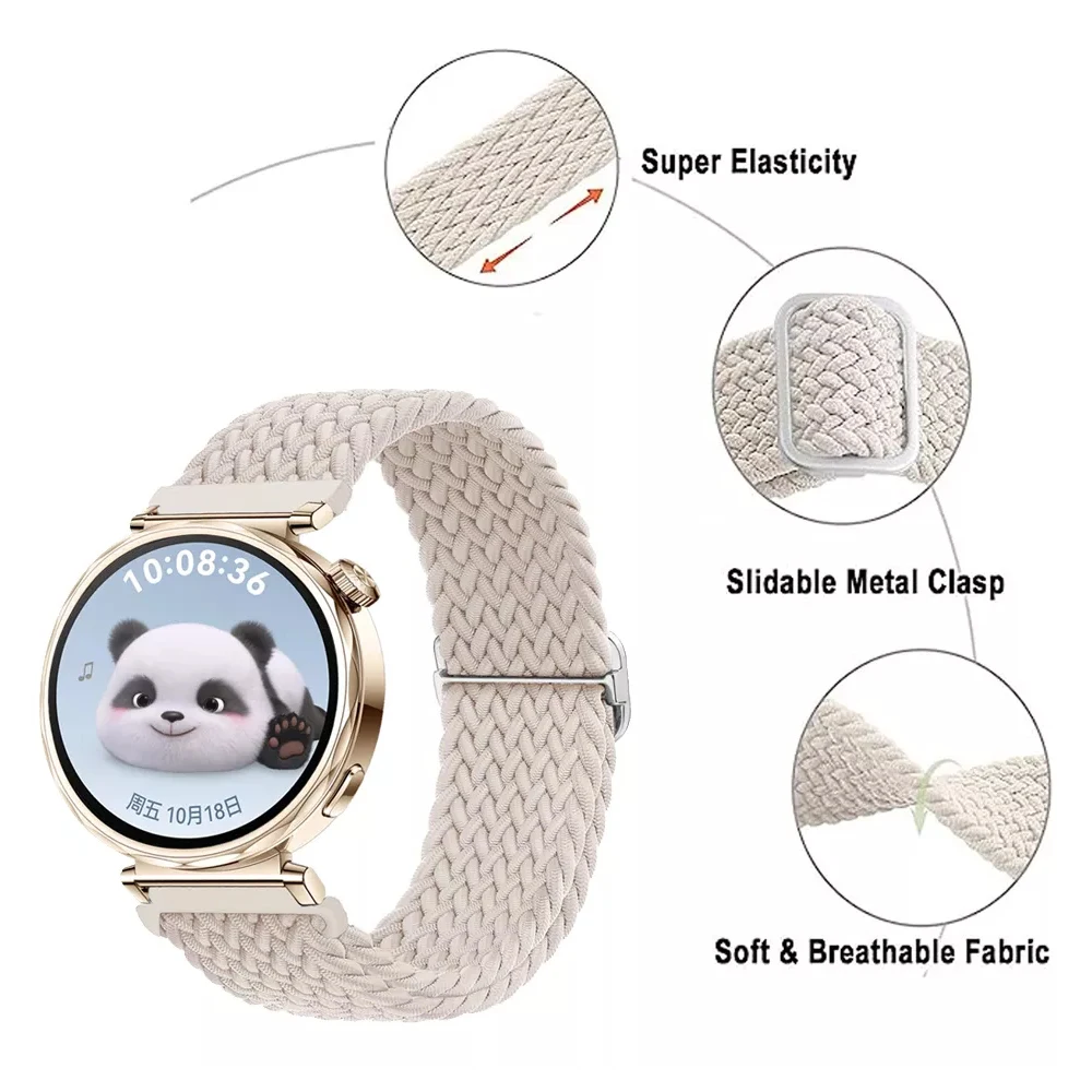 18mm 22mm para HUAWEI WATCH GT 6 Pro Band 5 Pro/4/5/gt6/3/3Pro 41mm 46mm pulsera deportiva correa trenzada HUAWEI Watch 6 Pro correas