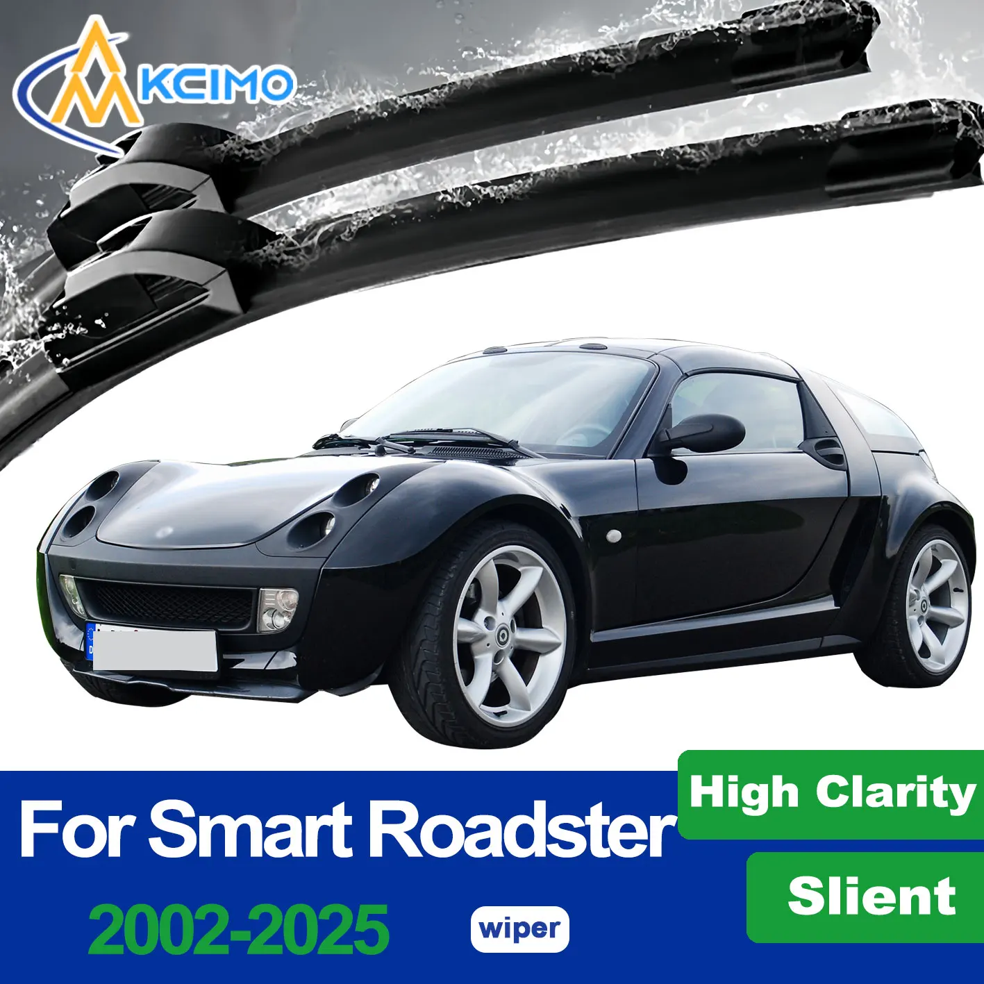 

For Smart Roadster 2002-2005 Windshield Wiper Clean Windshield Hose Window Deflector Car Accessories