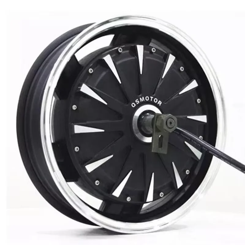 

QS Motor 14 Inch 260 E-Scooter In-Wheel Hub Motor(35H) 2000W V1 Type, 48V/60V/72V Double Shaft Brushless DC Motor