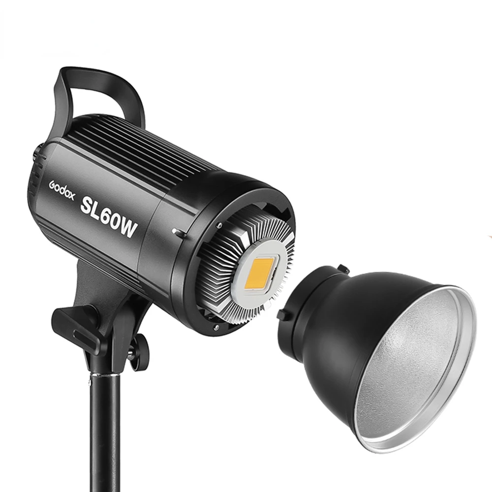 LED Video Light SL-60W SL60W 5600K White Version Video Light Continuous Light Bowens Mount for Studio Video Recording