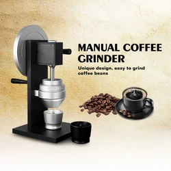 Maunal Coffee Grinder Conical Grinder Stainless Steel Conical Burr 83mm Hand Cranked Coffee Mill Machine Bean Mill Espresso