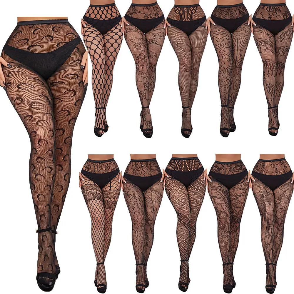 

Women Tights Fishnet Stockings Pantyhose Lolita Lace Party Club Retro Thin Slim Stretch Leggings Stockings Sexy Underwear Socks