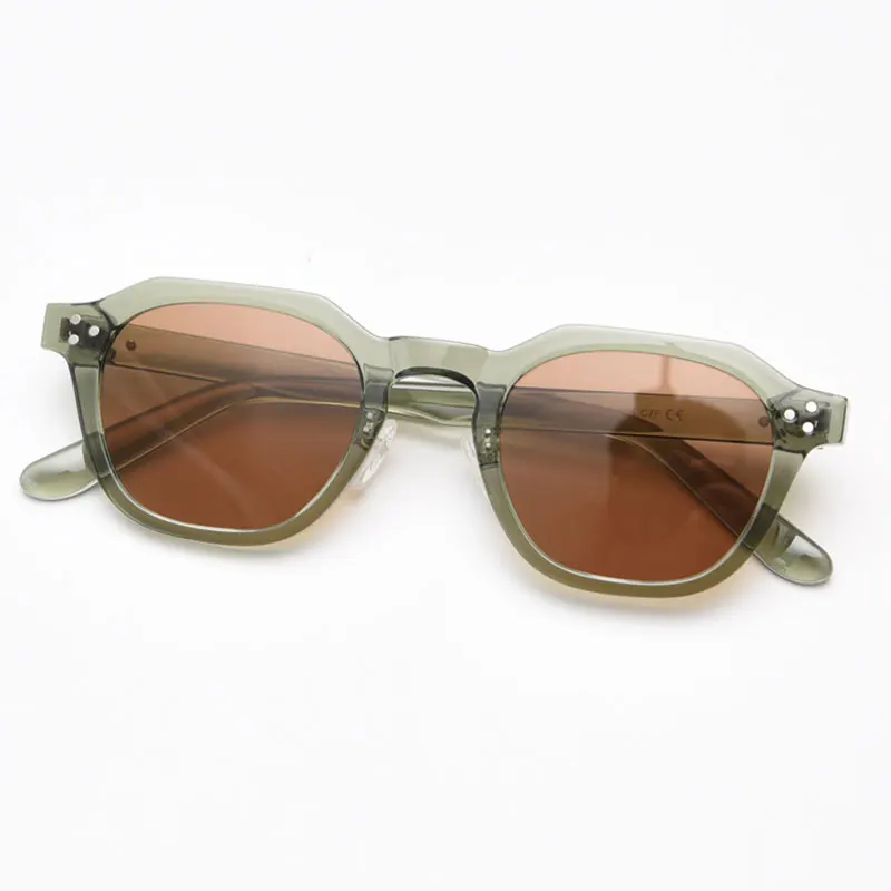 mimiyou TR90 Polarized Rivet Sunglasses Women Fashion Top Korea Sunglasses Men Unisex Glasses Brand UV400 Eyeglasses Shades