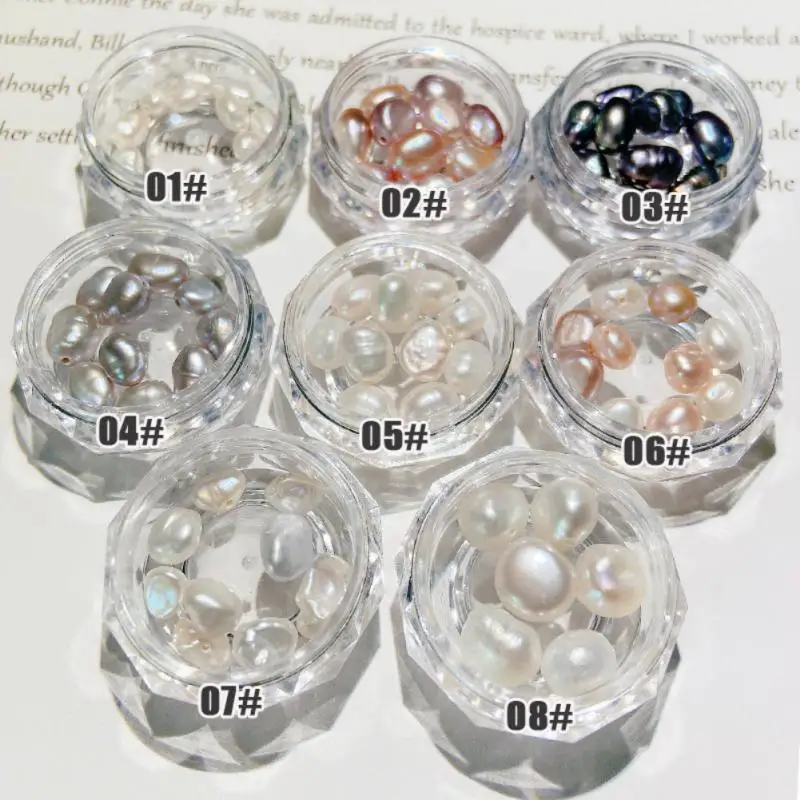 Nail Decorations Bright And Translucent Charm Pearl Jewelry Nail Products Nail Enhancement Natural Freshwater Pearls