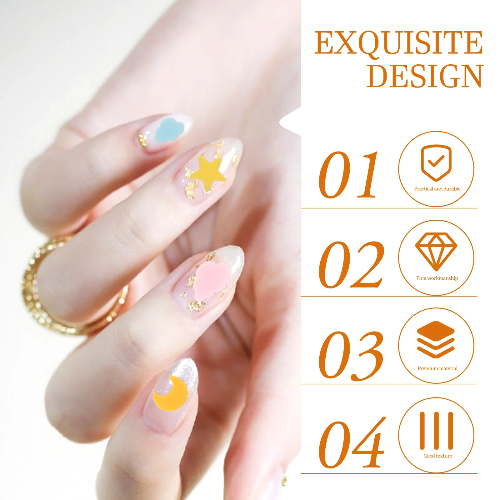 

1 Bag Of Phone Case Decor Slices Polymer Clay Diy Nail Art Manicure Supplies Craft Patches For Earrings Makeup