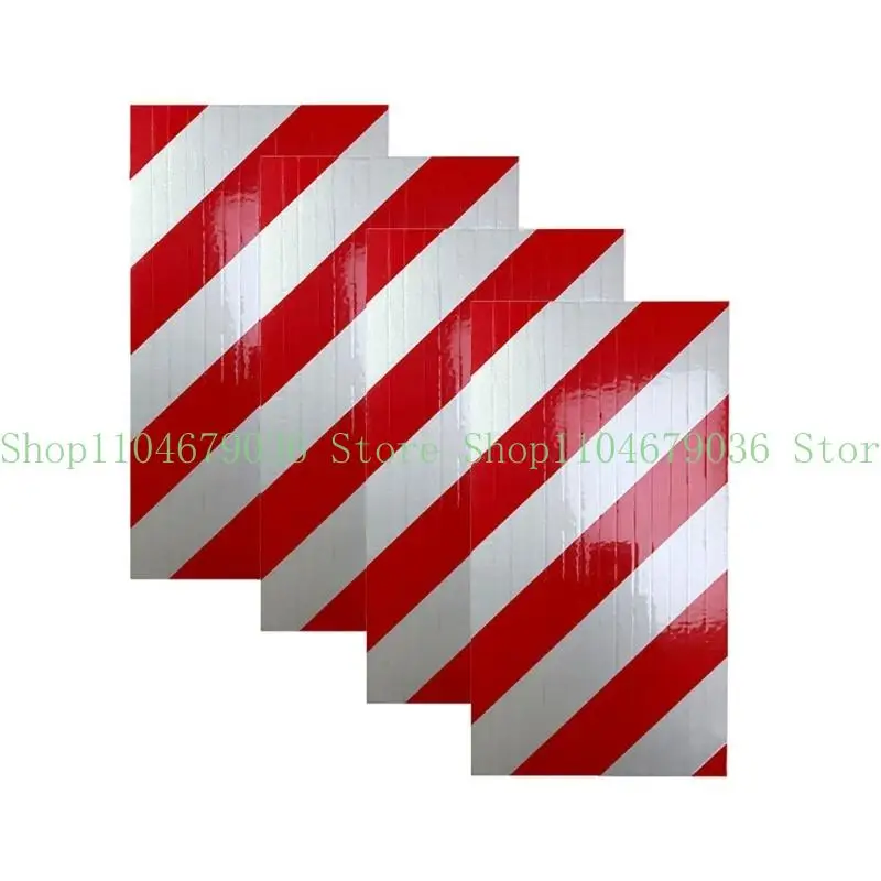 652F Adhesive EVA Foam Car Corner Protectors With Reflective Strips For Parking Safety