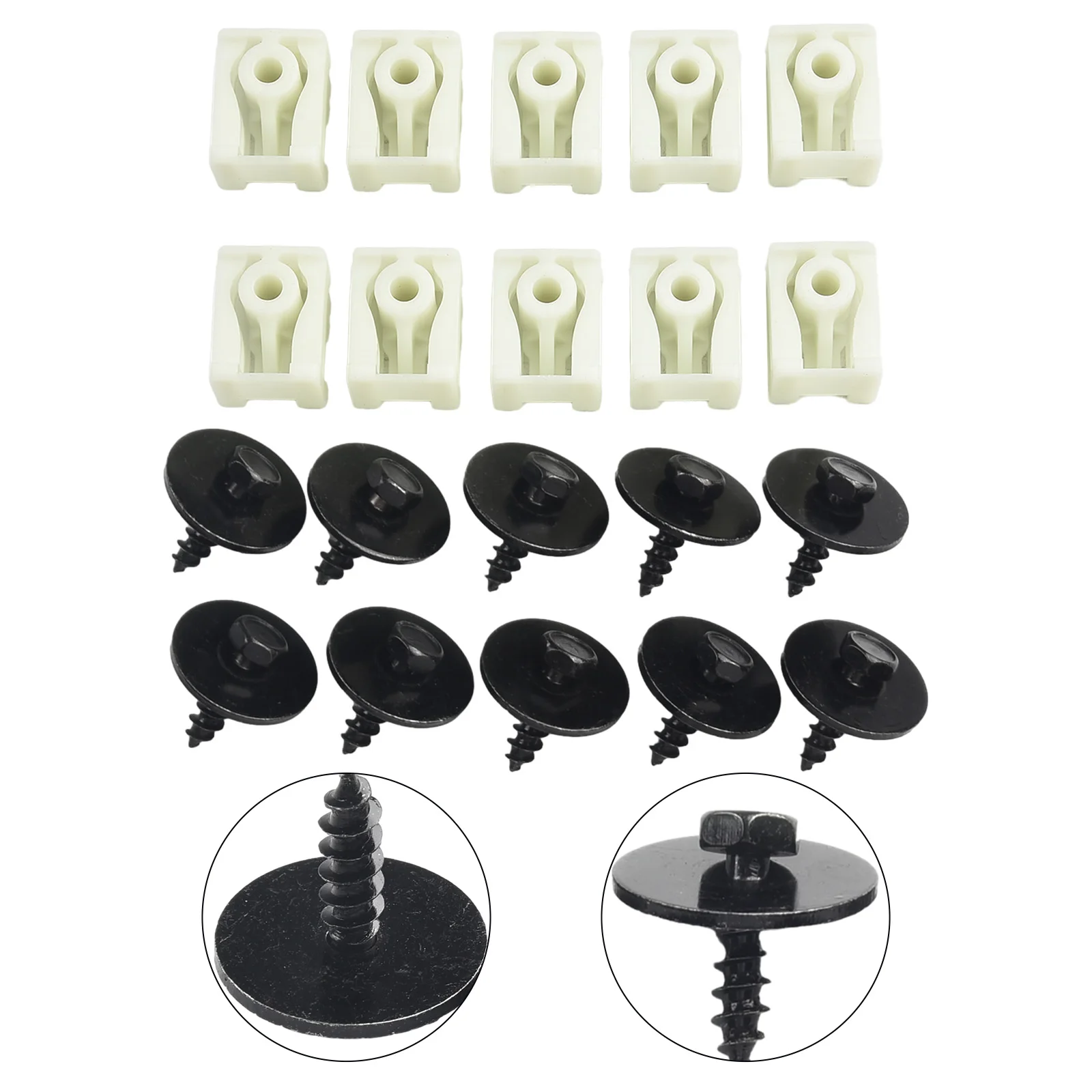 20Pcs/Set Car Clips Front And Rear Fender Liner C-Clip Combo Kit With Bolt 07147311312 07149213164 For BMW