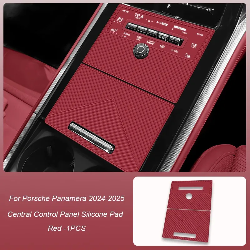 For Porsche Panamera 2017-2025 Car Silicone Center Console Pad Central Protector Anti Scratch Mat Auto Interior Accessories